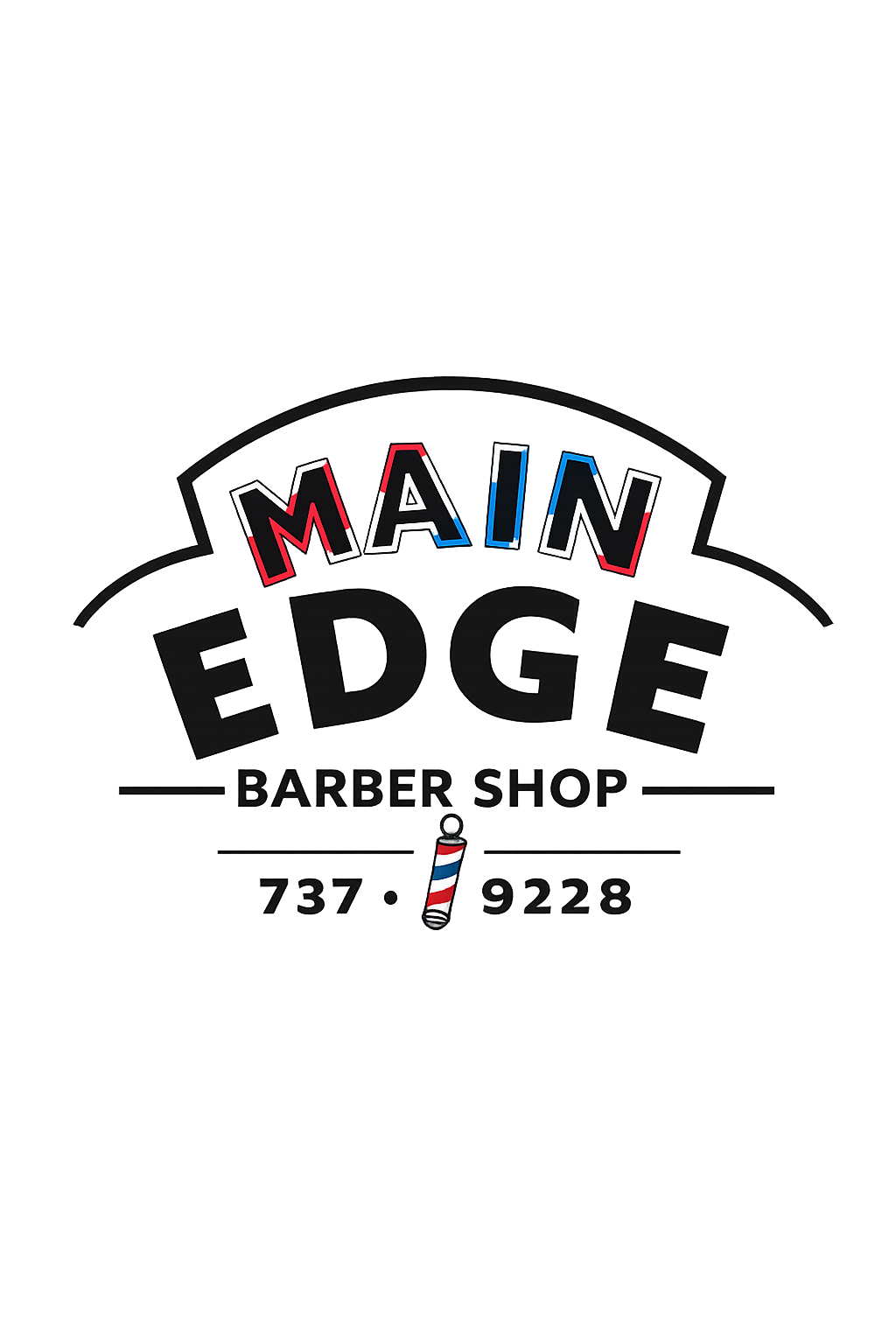 Main Edge Barber Shop logo
